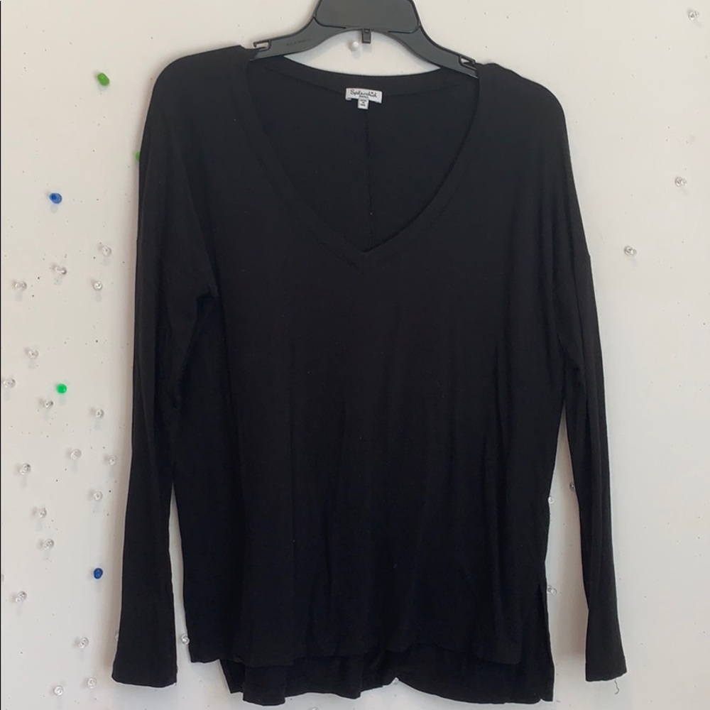 Small V-neck Long Sleeves
